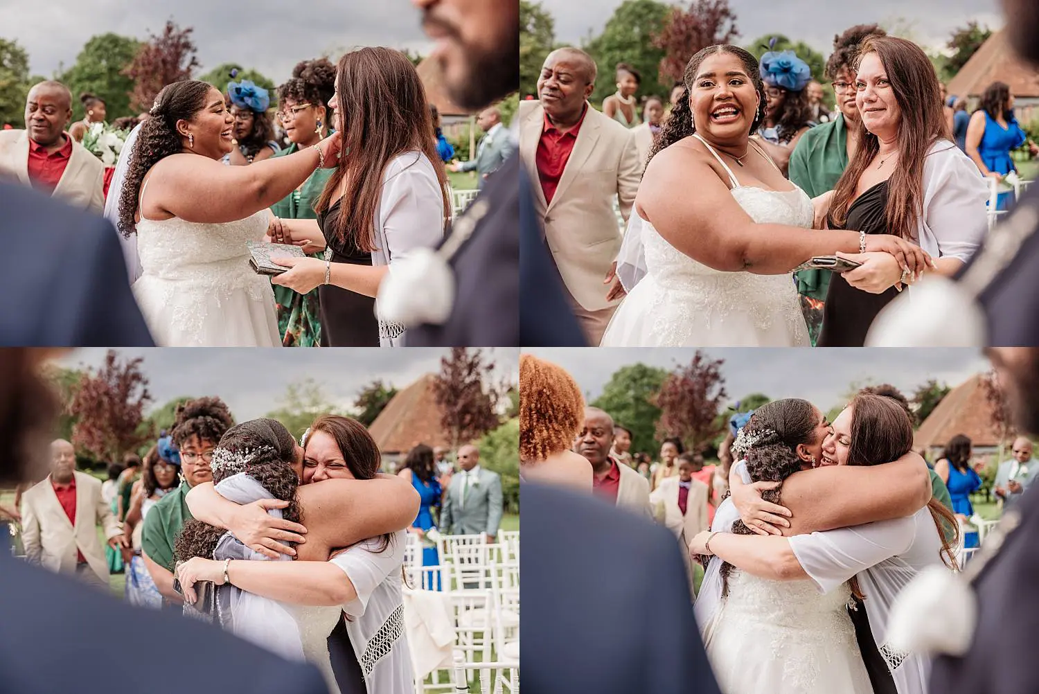 wedding at East Horton Golf Club with white gazebo ceremony in summer