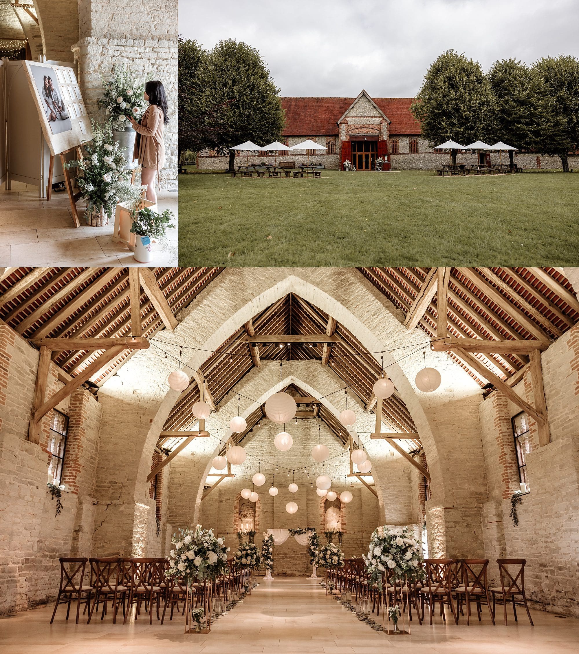 wedding photographer Tithe Barn Hampshire