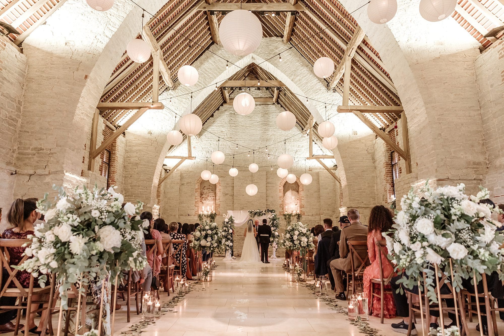 wedding photographer Tithe Barn Hampshire