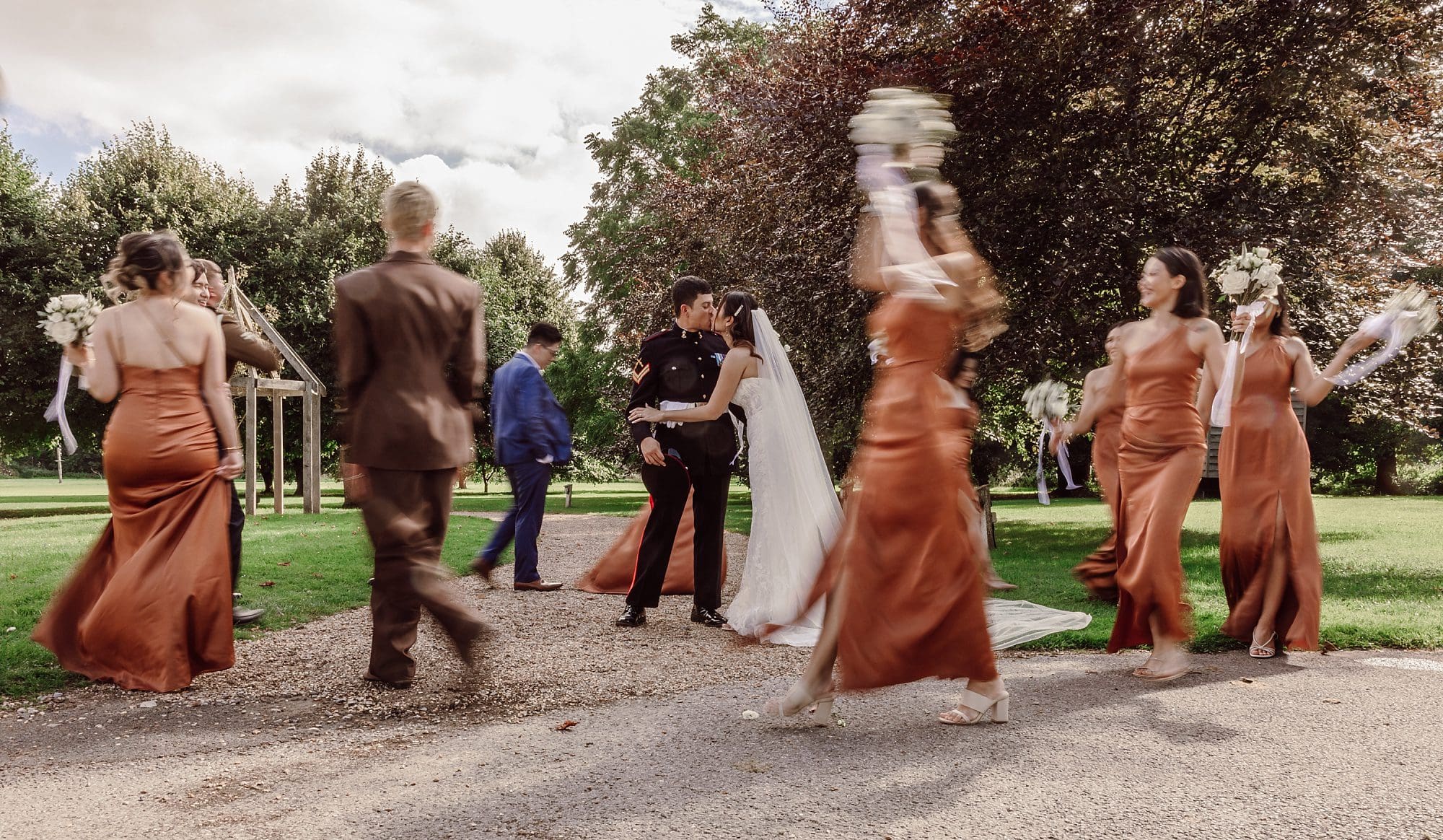 wedding photographer Tithe Barn Hampshire relaxed candid 
