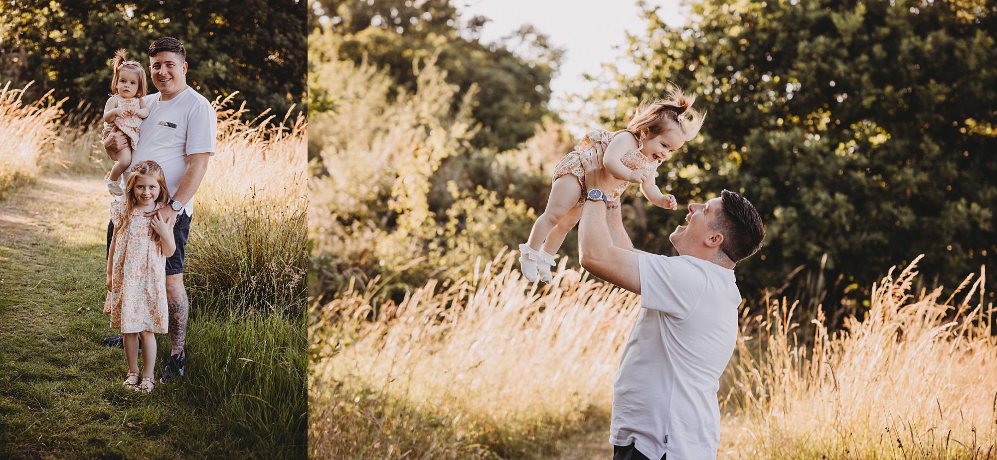 family photoshoot outside Hampshire Ania Photo