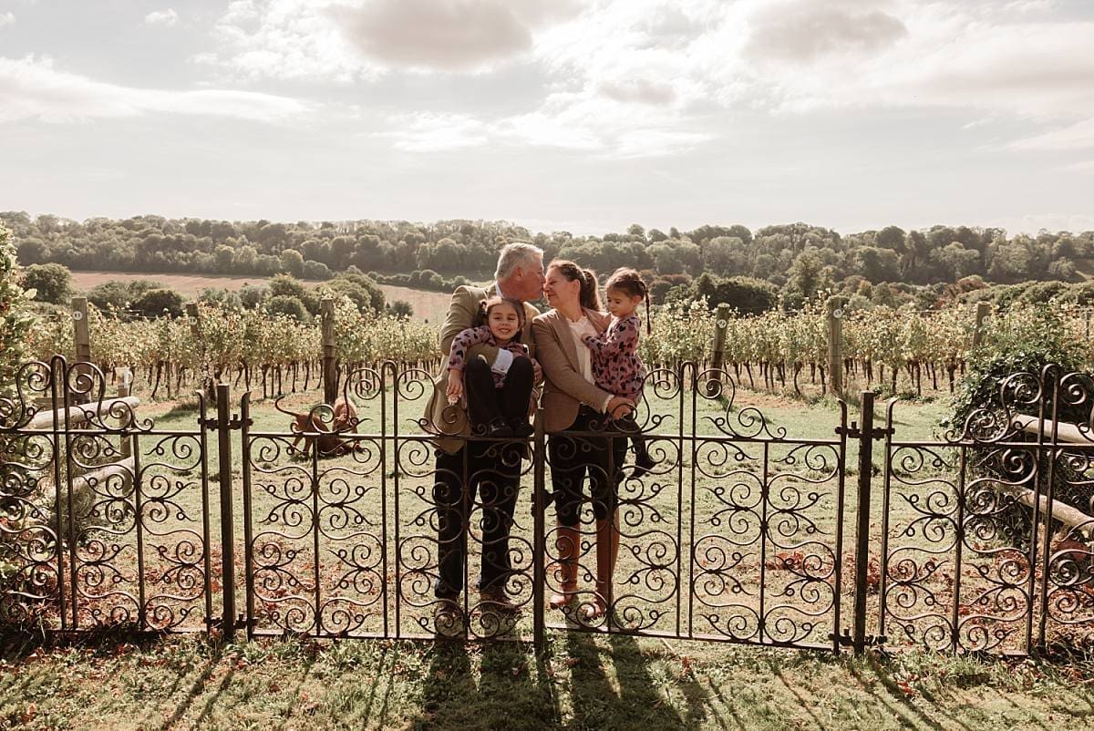 Hambledon Vineyard family photoshoot Ania Photo