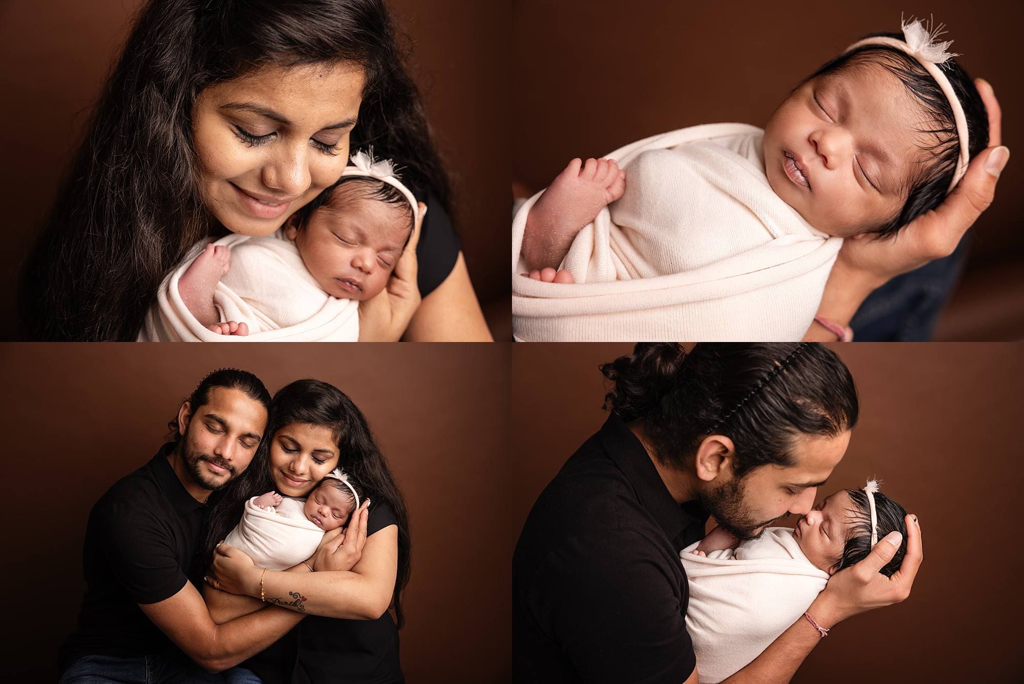 Newborn baby in mum's hands captured by photographer in Emsworth, Hampshire