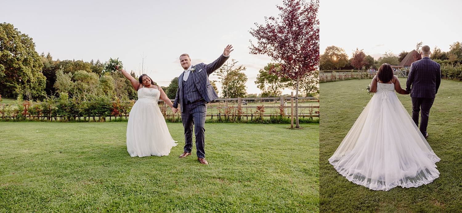 wedding at East Horton Golf Club with white gazebo ceremony in summer