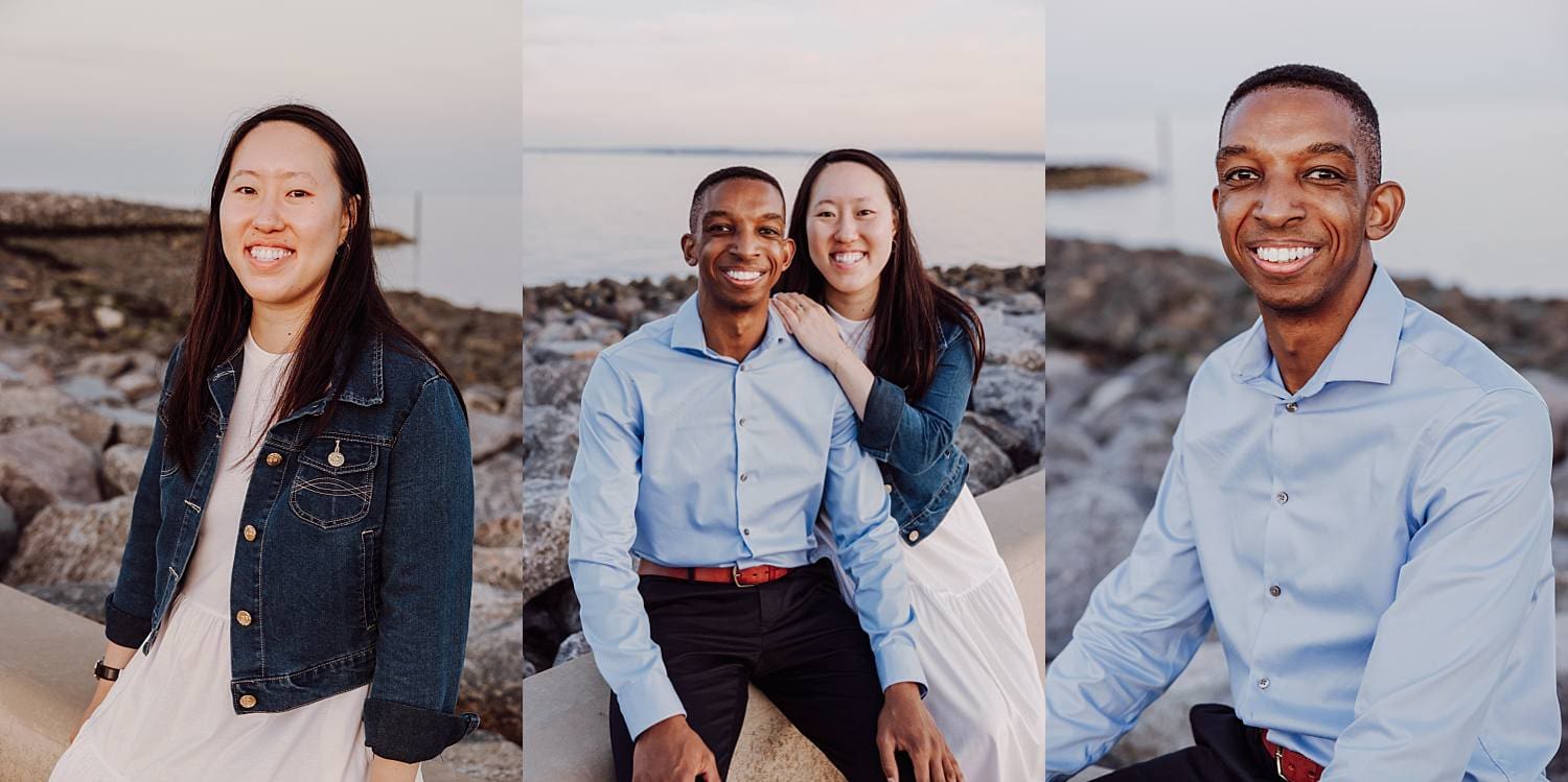 natural engagement photo session Southsea Portsmouth Hampshire