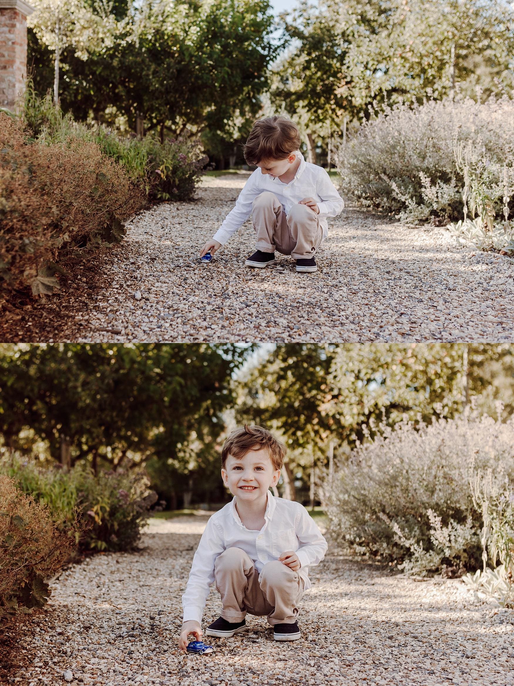 Luxury outdoor family photography in Hampshire featuring relaxed, elegant moments