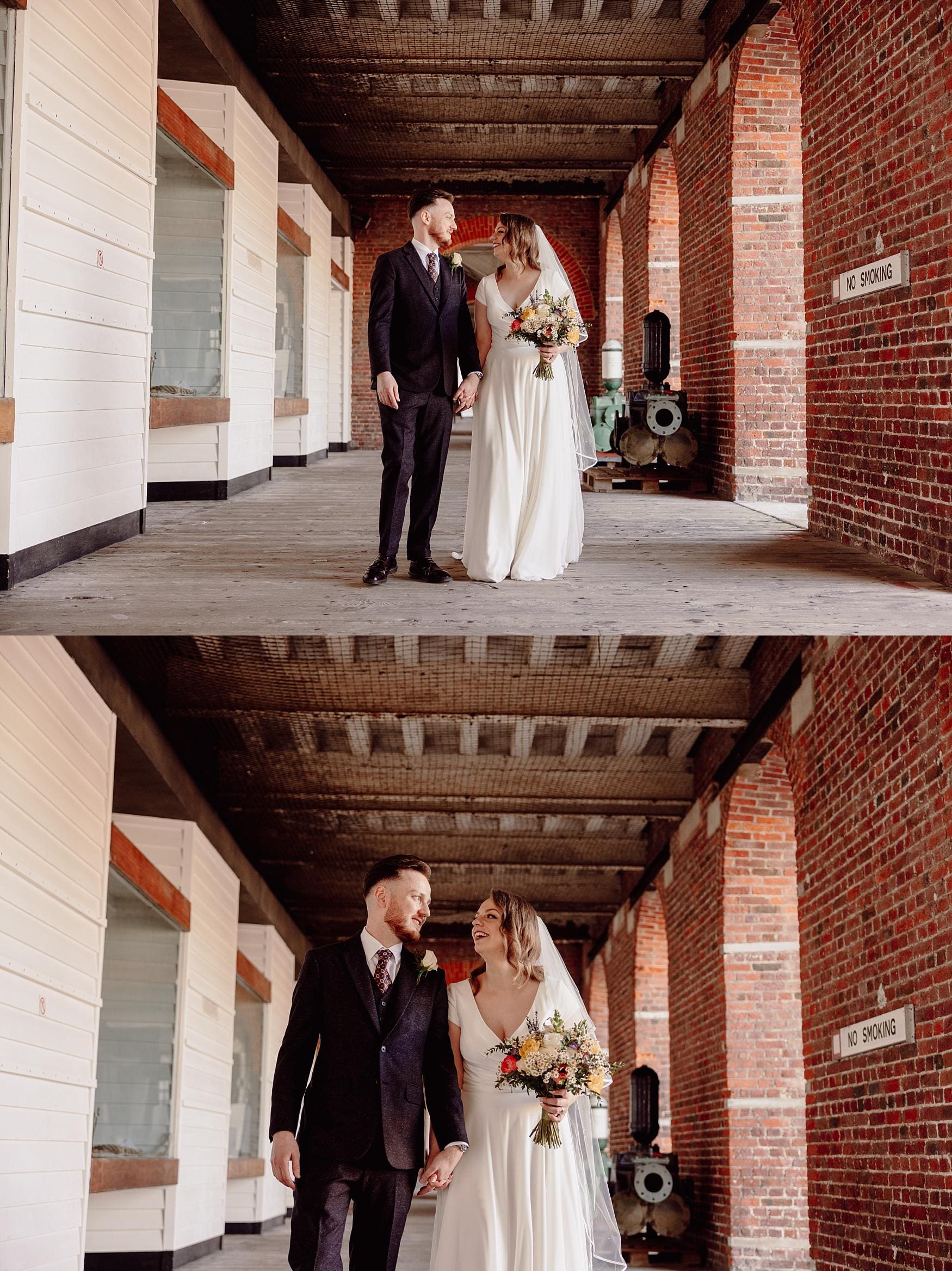 wedding photography at Historic Dockyard Portsmouth Hampshire