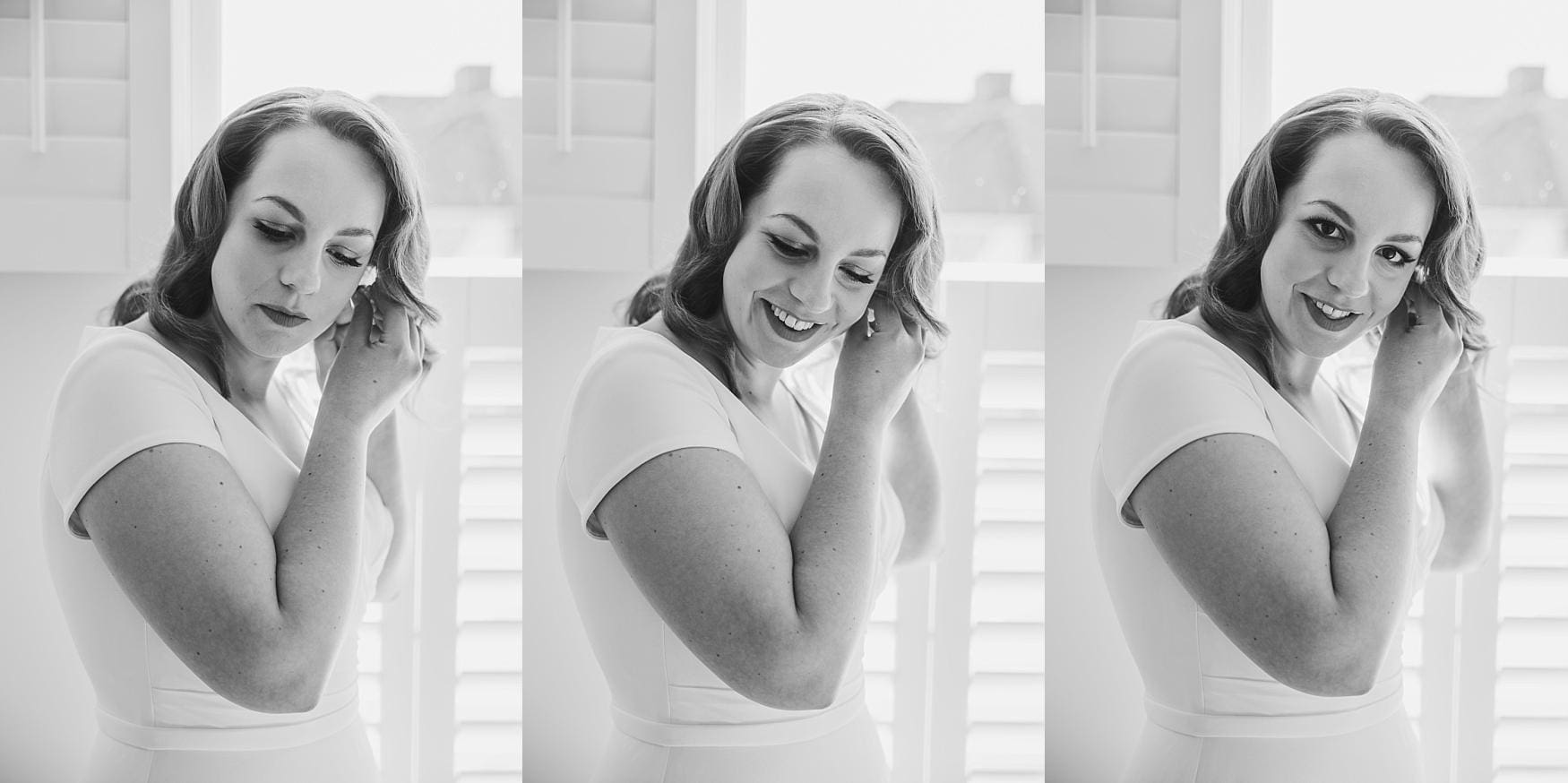 Hampshire wedding photography bride getting ready