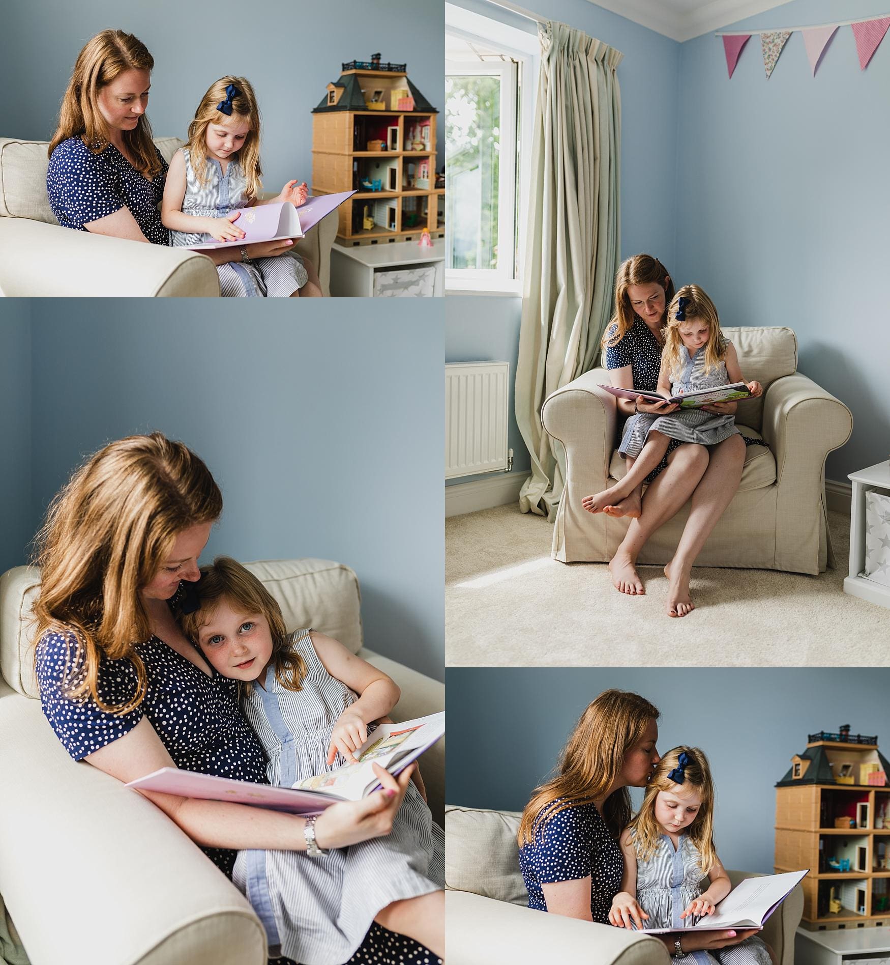 mother and daughter at home photo session natural photography Chichester